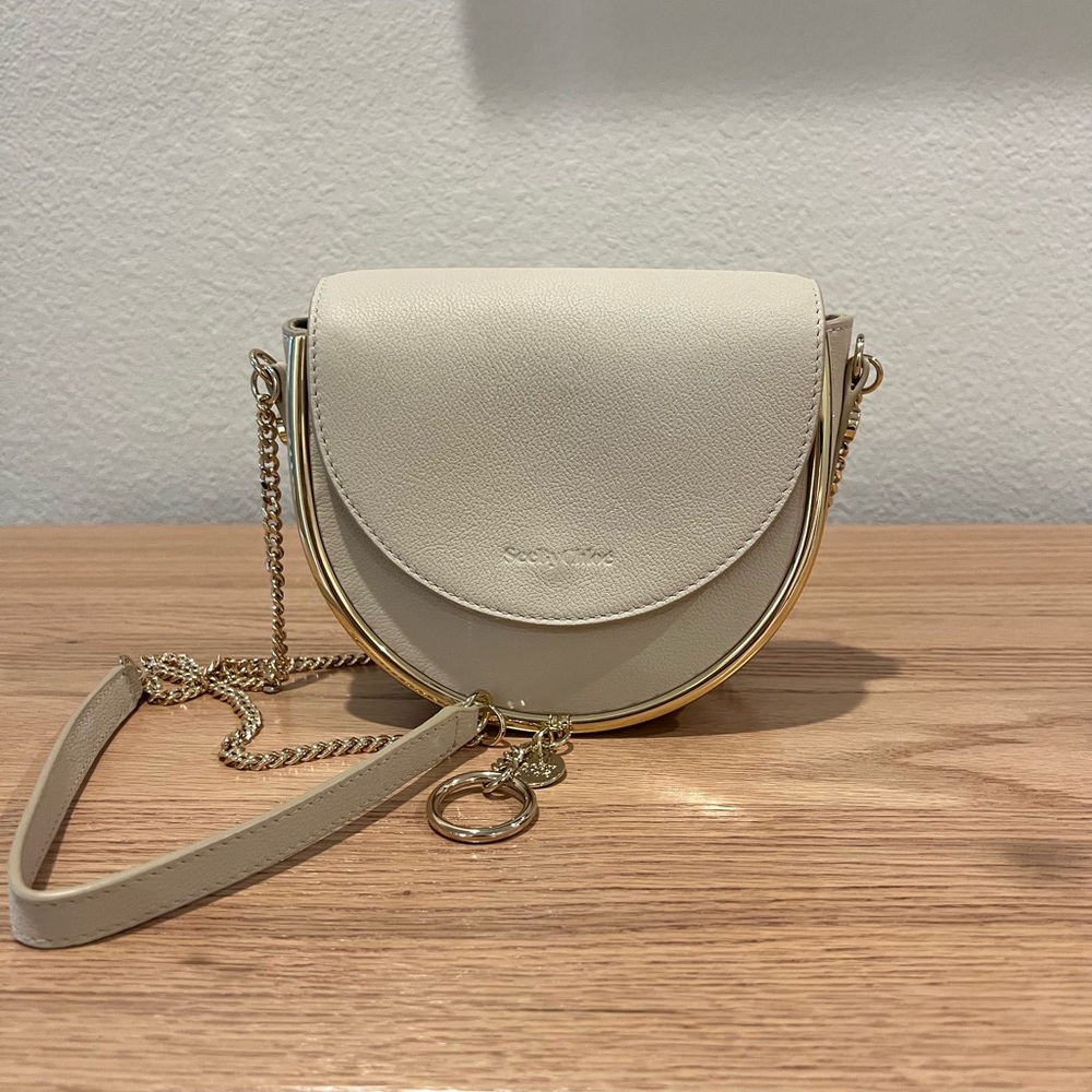 See by Chloe Off-White Mara Evening Shoulder Bag